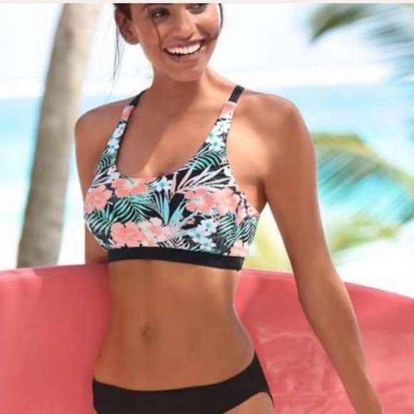 Lascana For Venus Other - Lascana for Venus Tropical Sport Swim Top